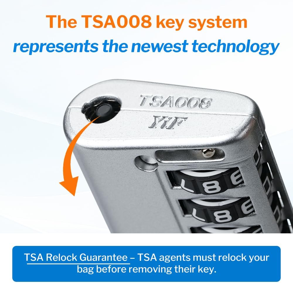 Forge TSA Approved Luggage Locks 4 Digit Combination TSA Travel Locks with TSA008, Open Alert Indicator, Zinc Alloy Body for Luggage, Suitcase, Backpack, and More.4 Colors 4 Locks with Pink.