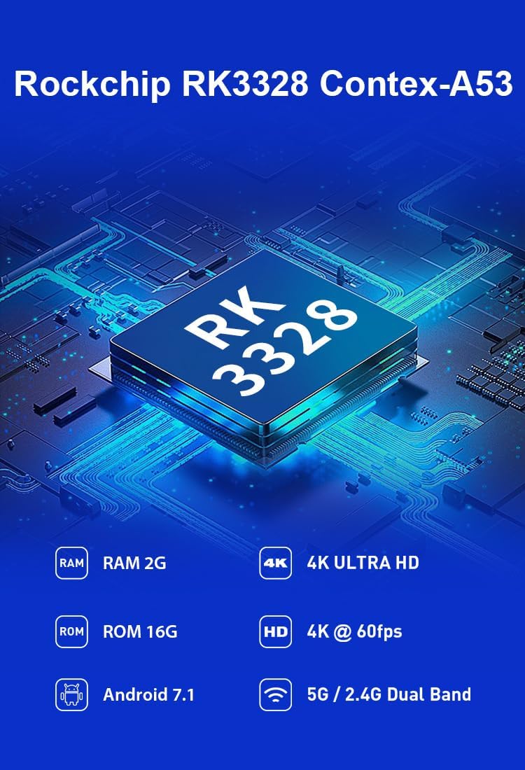 Digital Signage Player Box 2+16G Non-Subscription CMS Advertising Media Player for TV Restaurant Menu Display Box (YM06)
