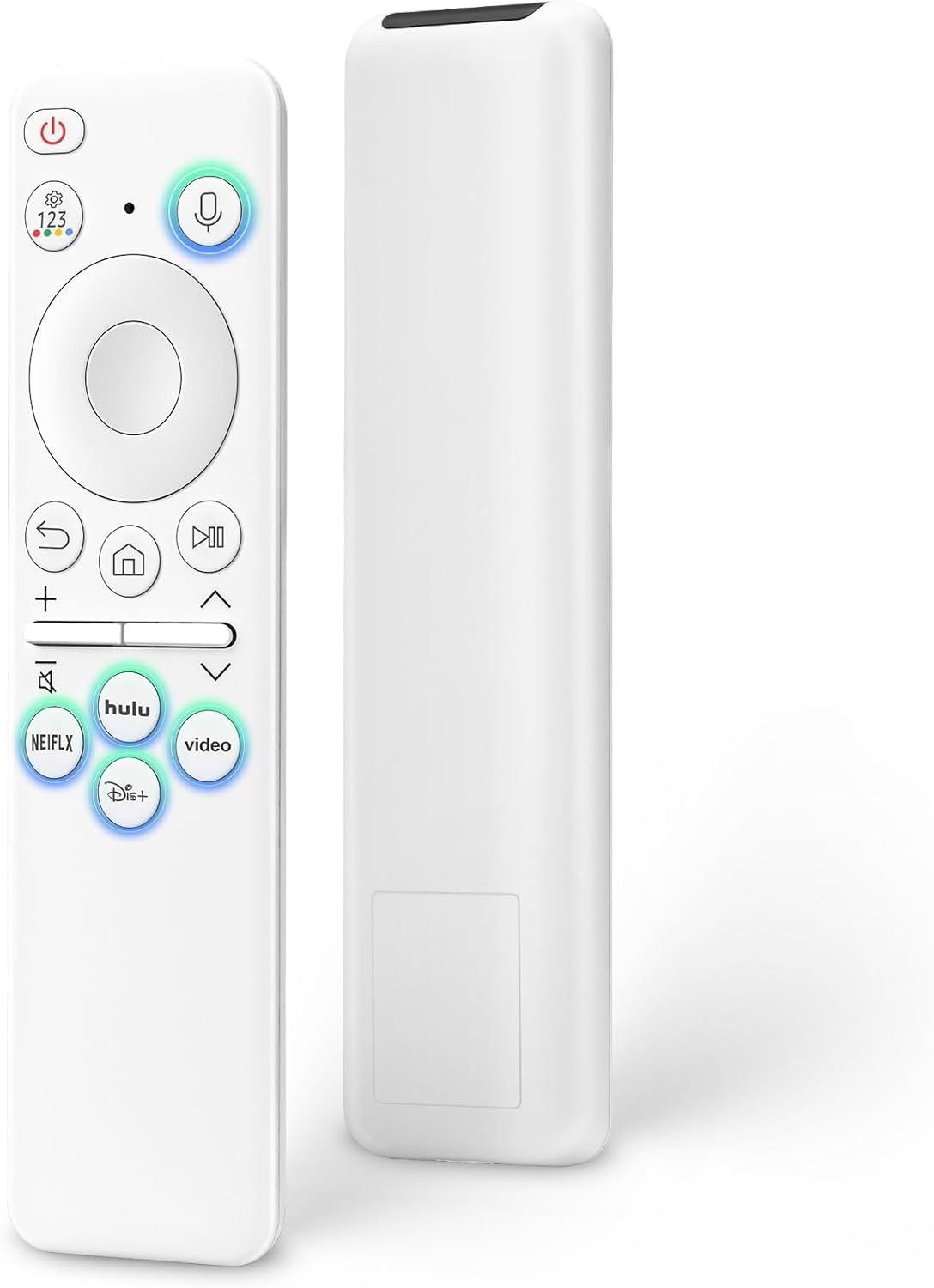 Rechargeable Voice Remote for Samsung Smart TVs, Replacement for 2021–2025 Samsung TV Remote Control with Voice Search. 2-Year Warranty.