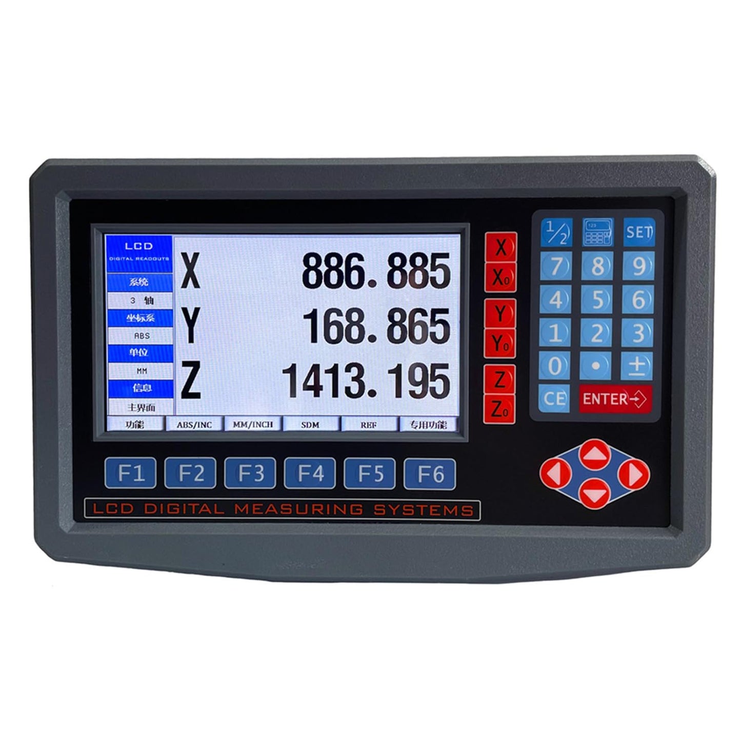2/3 Axis Digital Readout and TTL Precision Linear Glass Scale DRO Encoder for Milling Lathe. Note:Display&Scales Sold Separately,Pls Select The Size Options! (3 Axis LCD Digital Readout ONLY!)