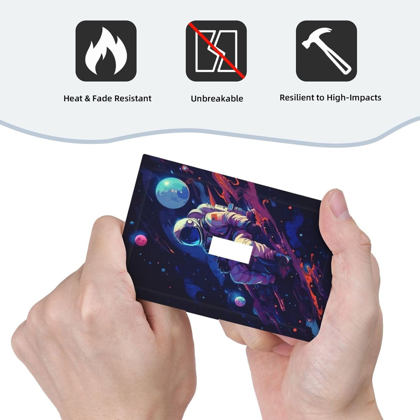 Decorative Light Switch Cover Purple Space Astronaut Planet 1 Gang Wall Plate Oversized Single Toggle Wall Cover Jumbo Electrical Switchplate Face Plate for Bedroom Home Decor