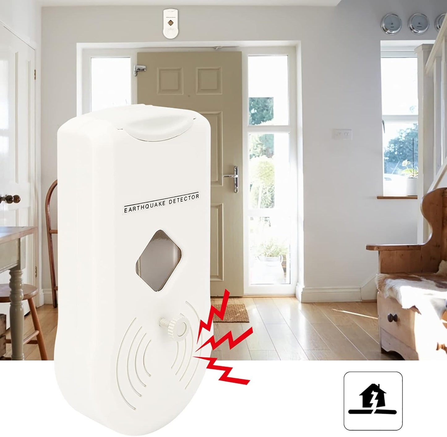 Get Early Warning of Impending Quake and Emergency Device , Earthquake Detector , adjust Sensitivity Detector , loudy Alarm