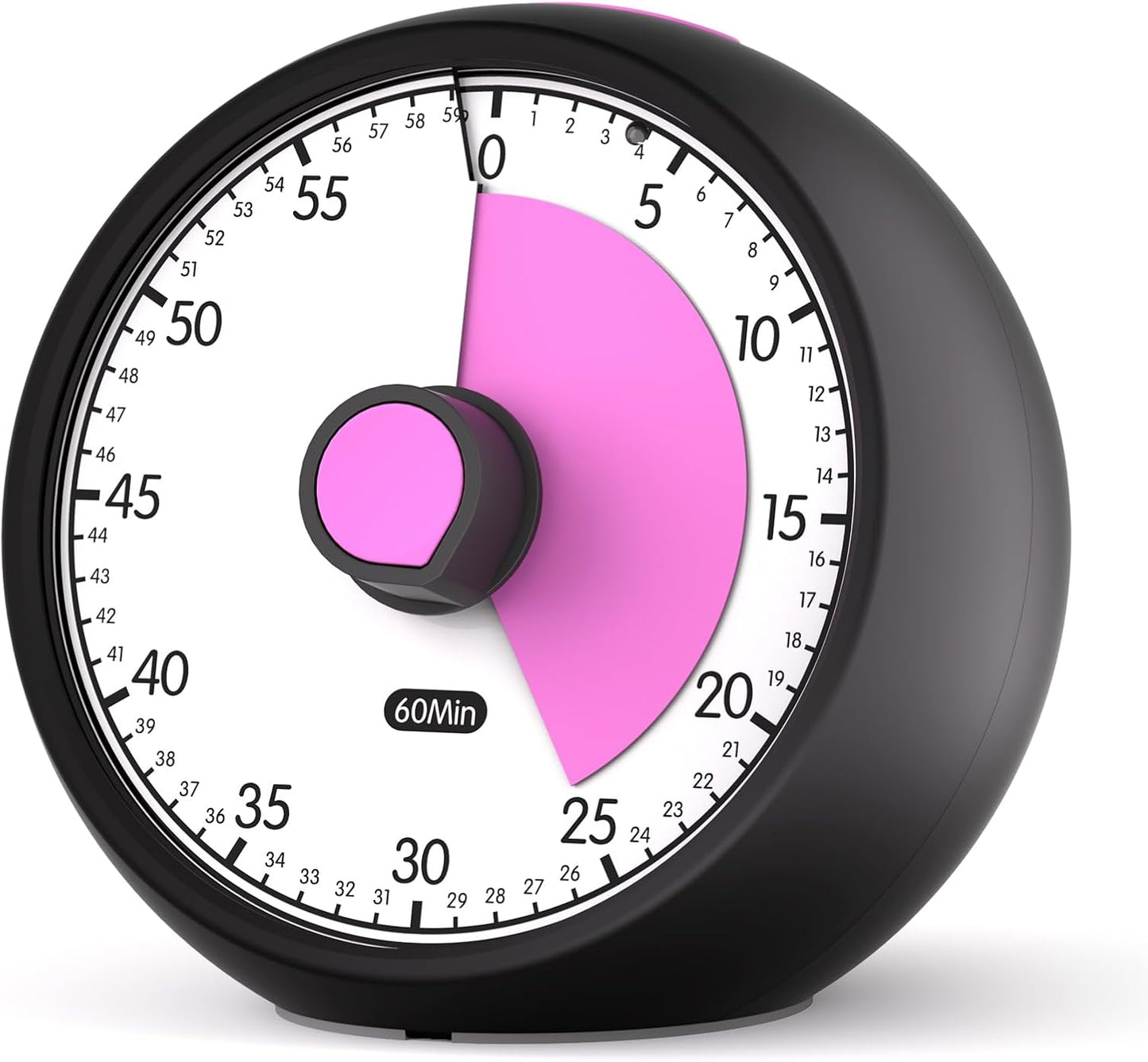 Visual Timer for Kids 60-Minute - Silent Analog Countdown Time Timer with Optional Alarm, Focus Tool for ADHD & Autism, Time Management for Homework, Chores, Office, Kitchen, Teaching & Study Routines