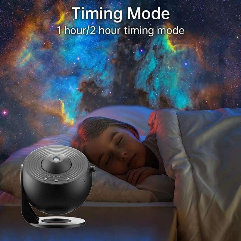 Star Projector,Rusoso Planetarium Galaxy Projector,Popular Science Projector lamp 4K HD 13PCS Film Discs Nebula Ceiling Starry Skylight Light,for Kids Adults Ceiling Bedroom Living Room,Party