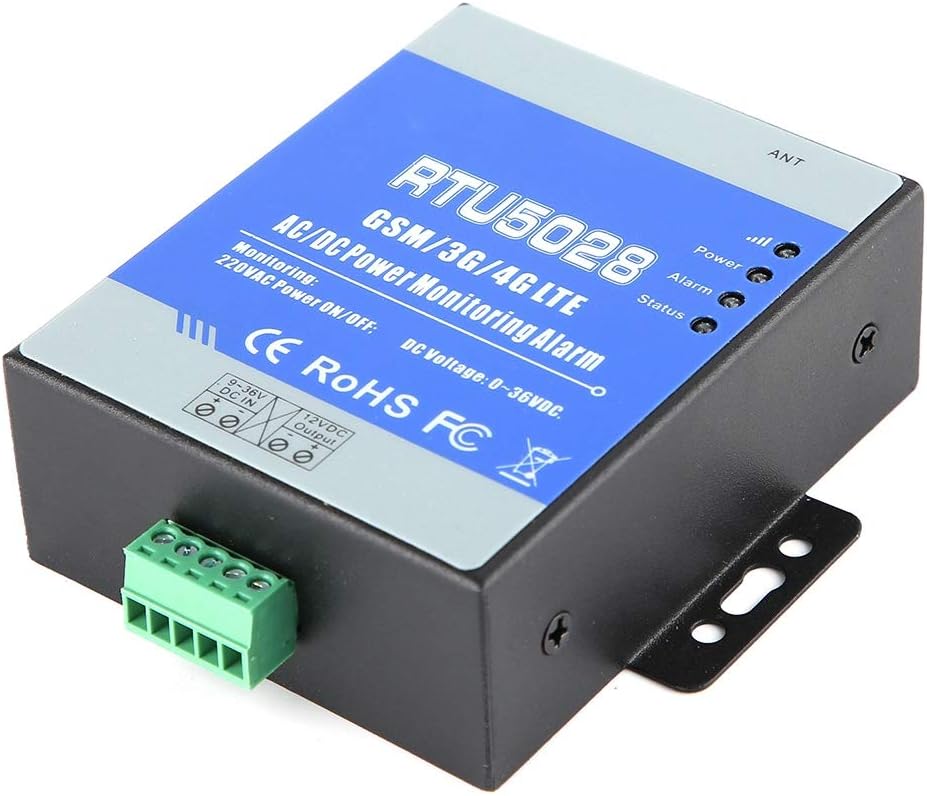 RTU5028 GSM Power Voltage Status Monitoring Alarm, Connection Remote Controling, Power Failure/Recover Alert 100-240V(US)