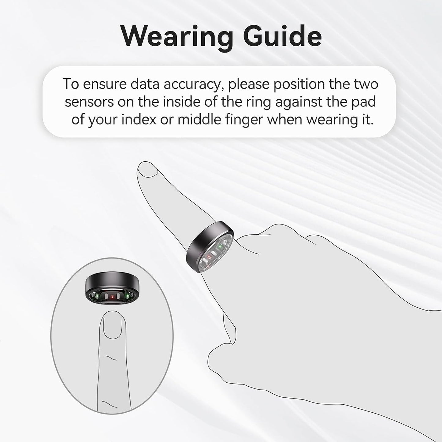 RingConn Sizing Kit - Size First Before You Buy - Choose from 9 Sizes - Sizes 6 to 14 - Find The Perfect Ring Size Smart Ring Size - Only Compatible Smart Ring
