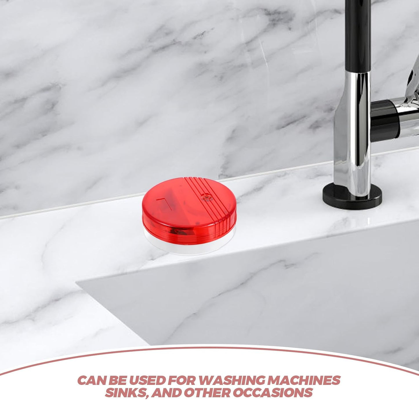 Veemoon Smart Water Leak Detector Alarm with LED Light Waterproof Flood Detection Sensor for Home Basement Bathroom Kitchen Laundry Room