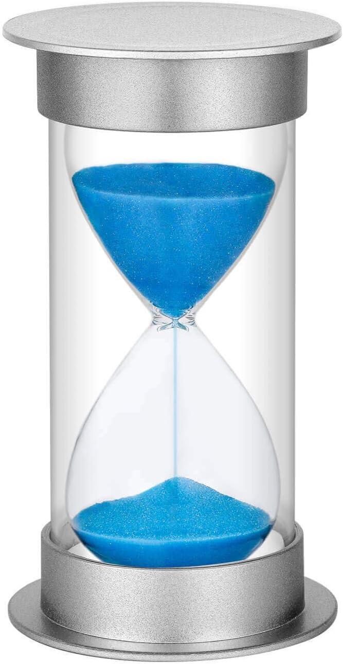 SuLiao 5 Minute Sand Timer, Plastic Hourglass Sand Clock Timers,Small Hour Glass Watch 5 Min, Colorful Sandglass Timer for Kids, Games, Classroom, Kitchen, Decor