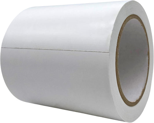 MAT Vinyl Marking Tape White - 5 inch x 36 yds. for Safety Floor Marking (School Gym, Restaurants, Warehouse), Dance Floor Splicing, Pinstriping Cars & Boats