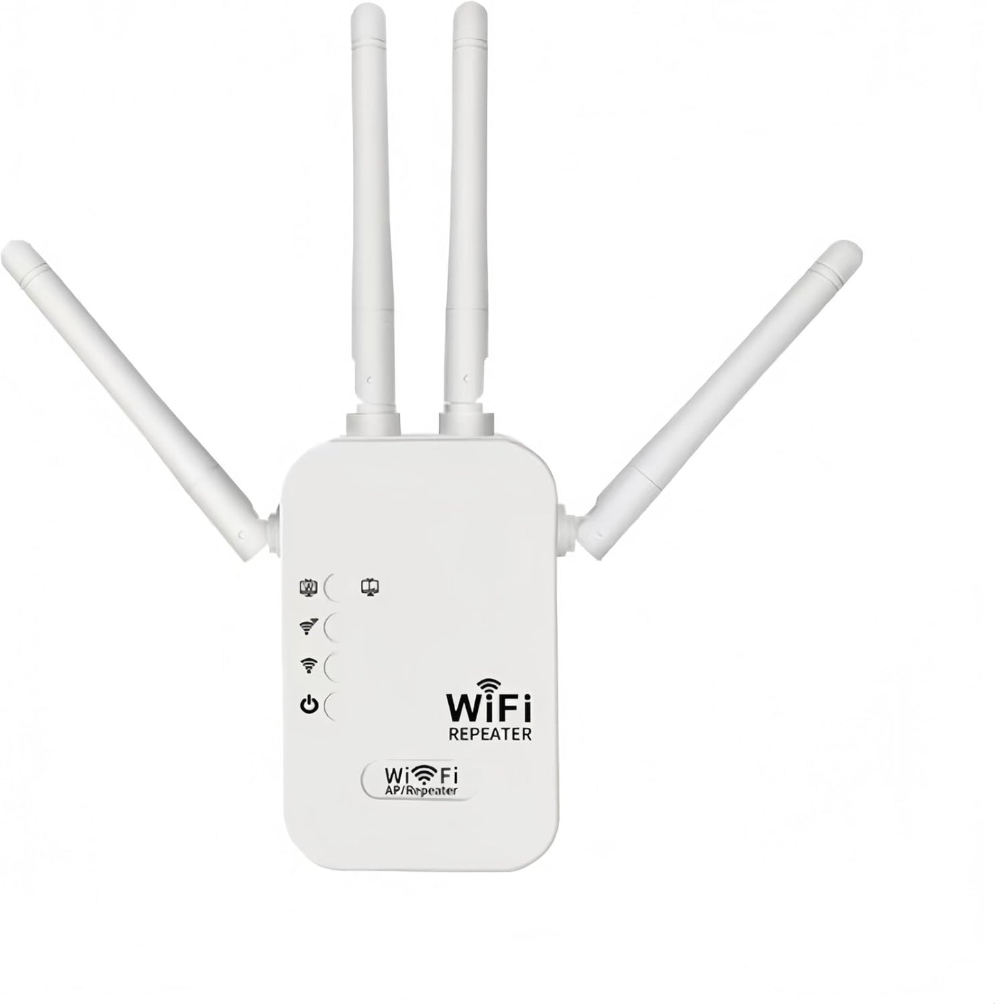 300Mbps WiFi Extender Signal Booster,WiFi Extender Dual Band for Home，New Gen 6X Faster Internet Booster Extender, WiFi Repeater Coverage up to 10K sq.ft and 65 Devices (White)