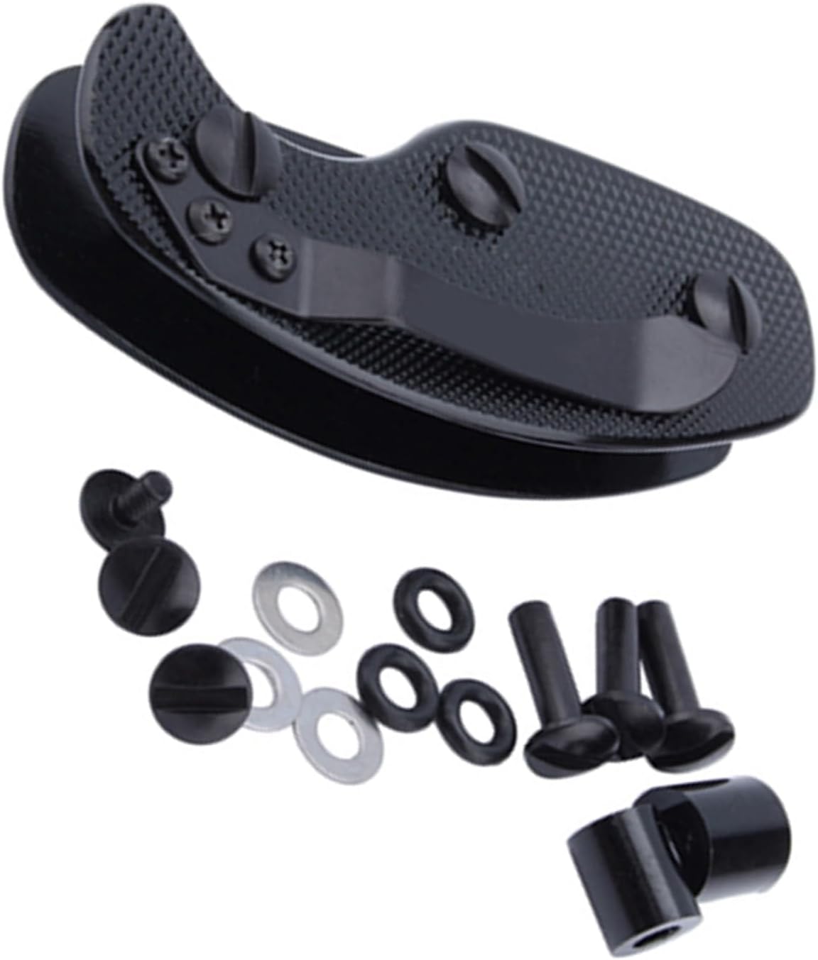 DAUERHAFT Smart Key Ring,Black Sturdy EDC Key Organizer Clip,Aluminum Key Holder,Durable Anti Scratch Key Holder Clip,for Clip Your Keys Pocket Tool Key Organizer