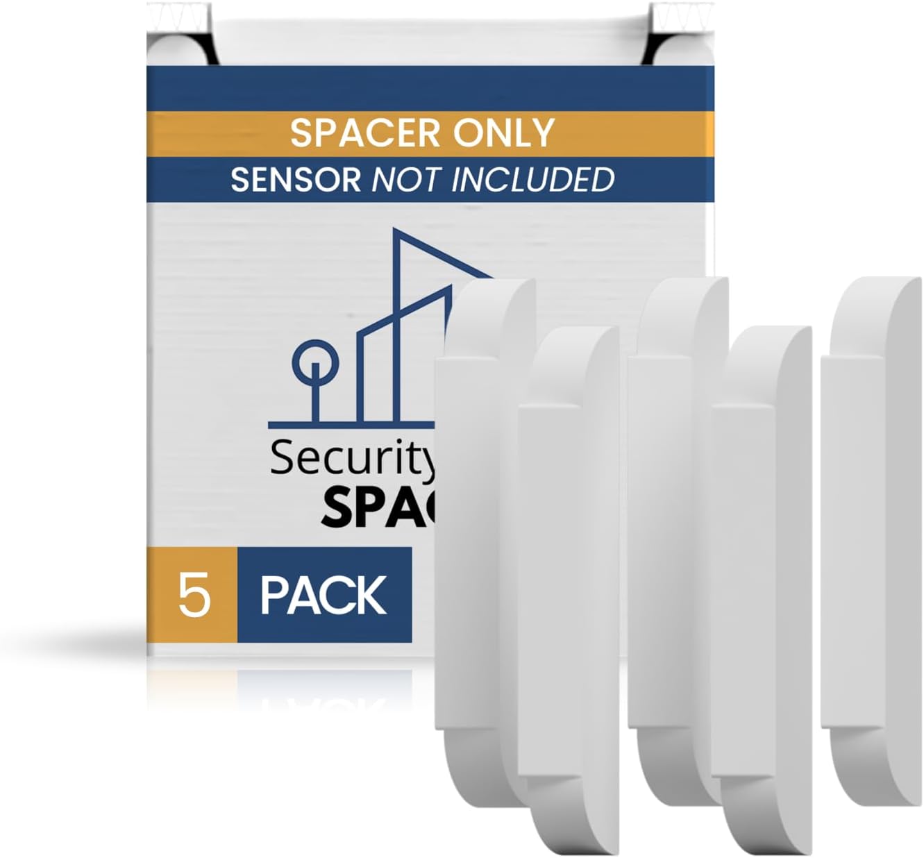 Ring Alarm Magnet Riser | 5 Pack Set with 3M Adhesive - Easy Mount to Any Doorway, Window, and Entryway | Ring Sensor/Magnet Not Included (1/4 inch)