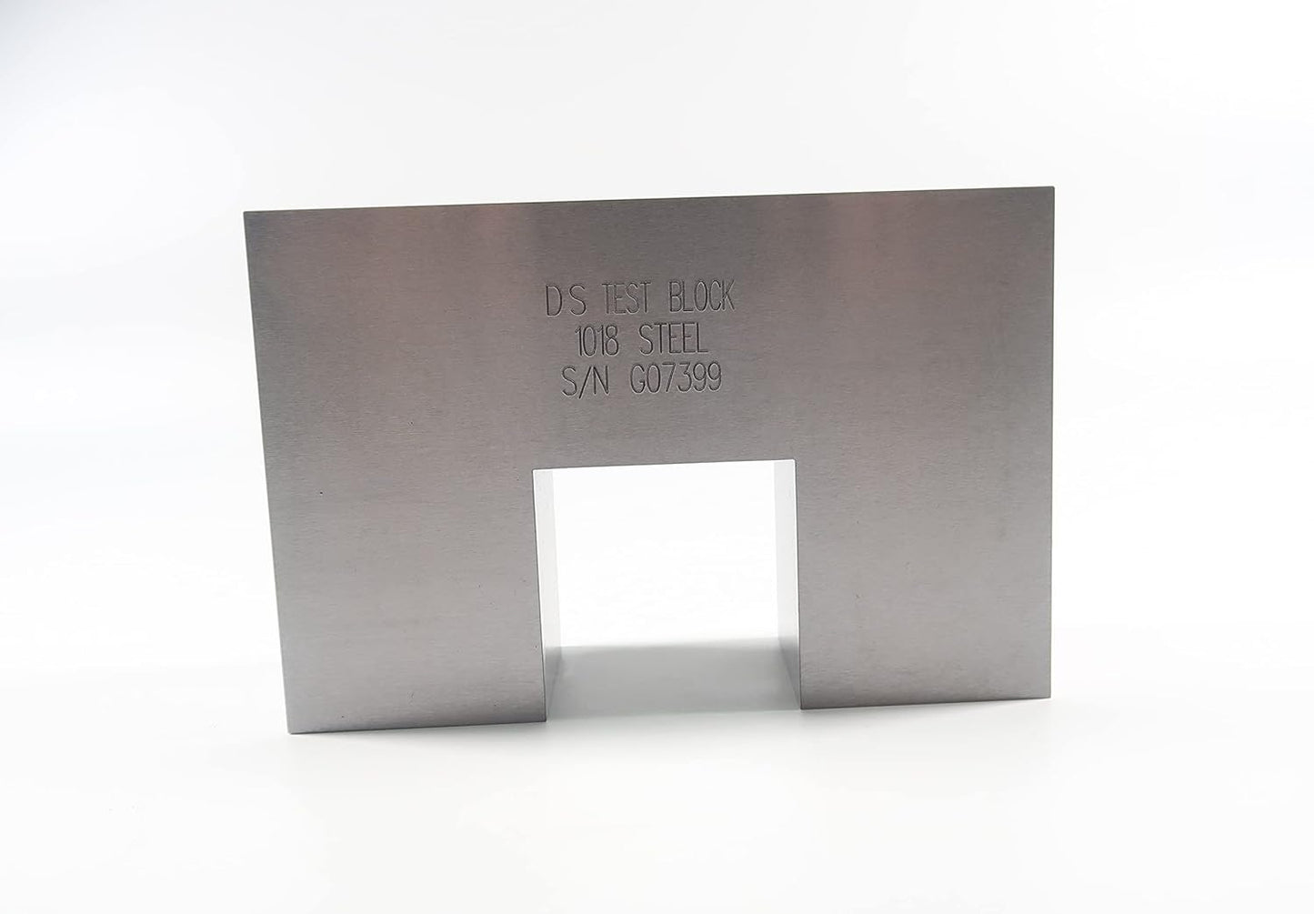 AWS-DS Sensitivity Distance Calibration Block UT Block 1018 Steel with Certificate