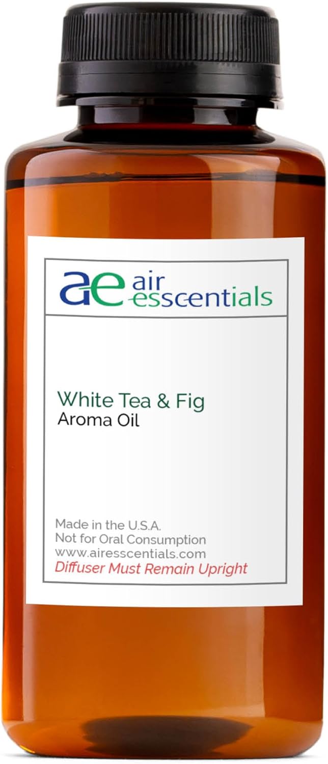 Air Esscentials Diamond Smart Scent Air Machine + White Tea & Fig Aroma Oil - Bluetooth Control | Covers 500+ sq. ft. | Waterless Essential Oil Diffuser | 300mL USA-Made Oil Included