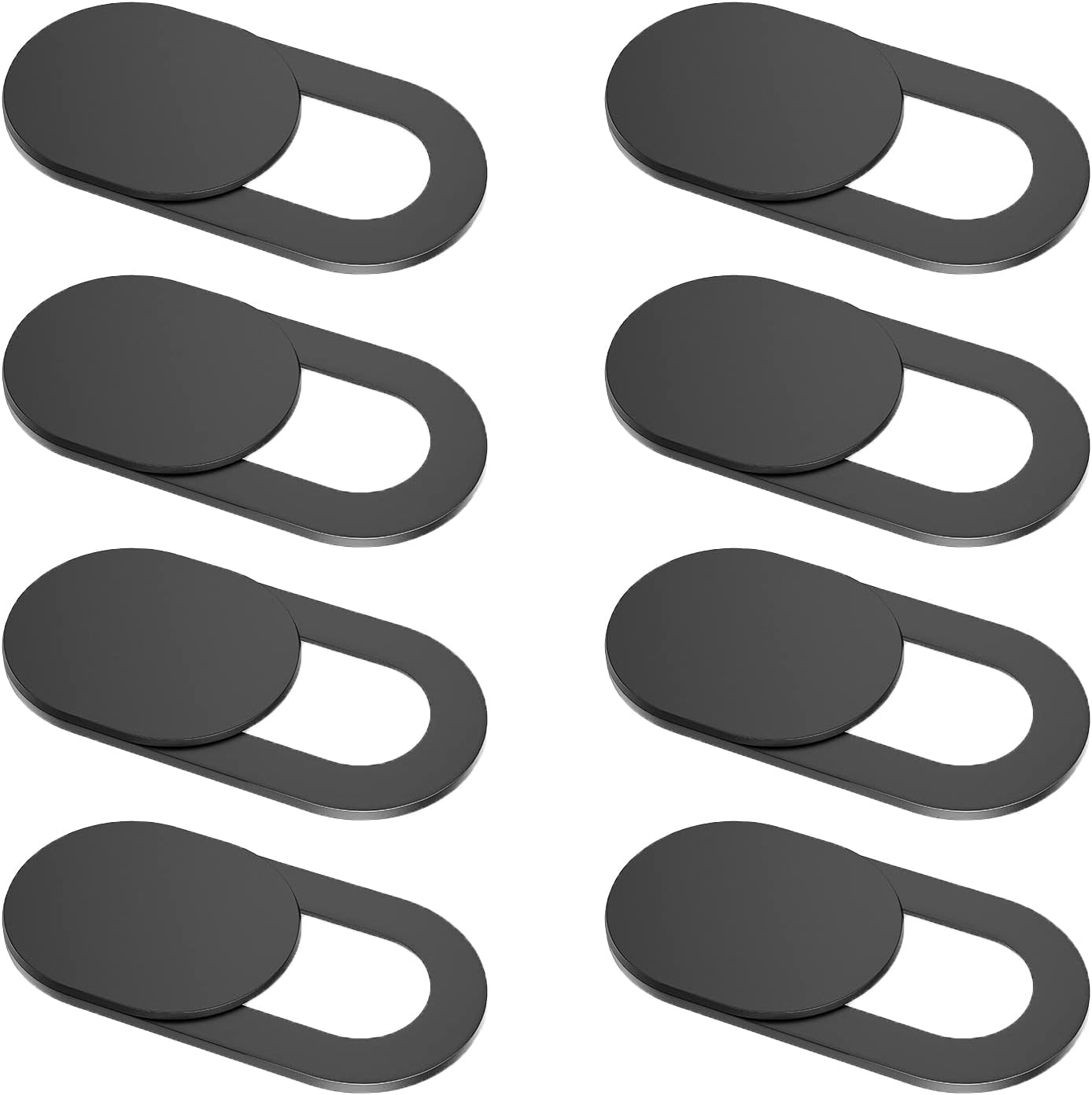 Laptop Camera Cover Slide, [8 Pack] Ultra-Thin Webcam Cover Compatible with Camera for MacBook,Laptop,PC,Computer,iMac,iPad. 0.022in Thick Web Blocker Protect Your Privacy and Security