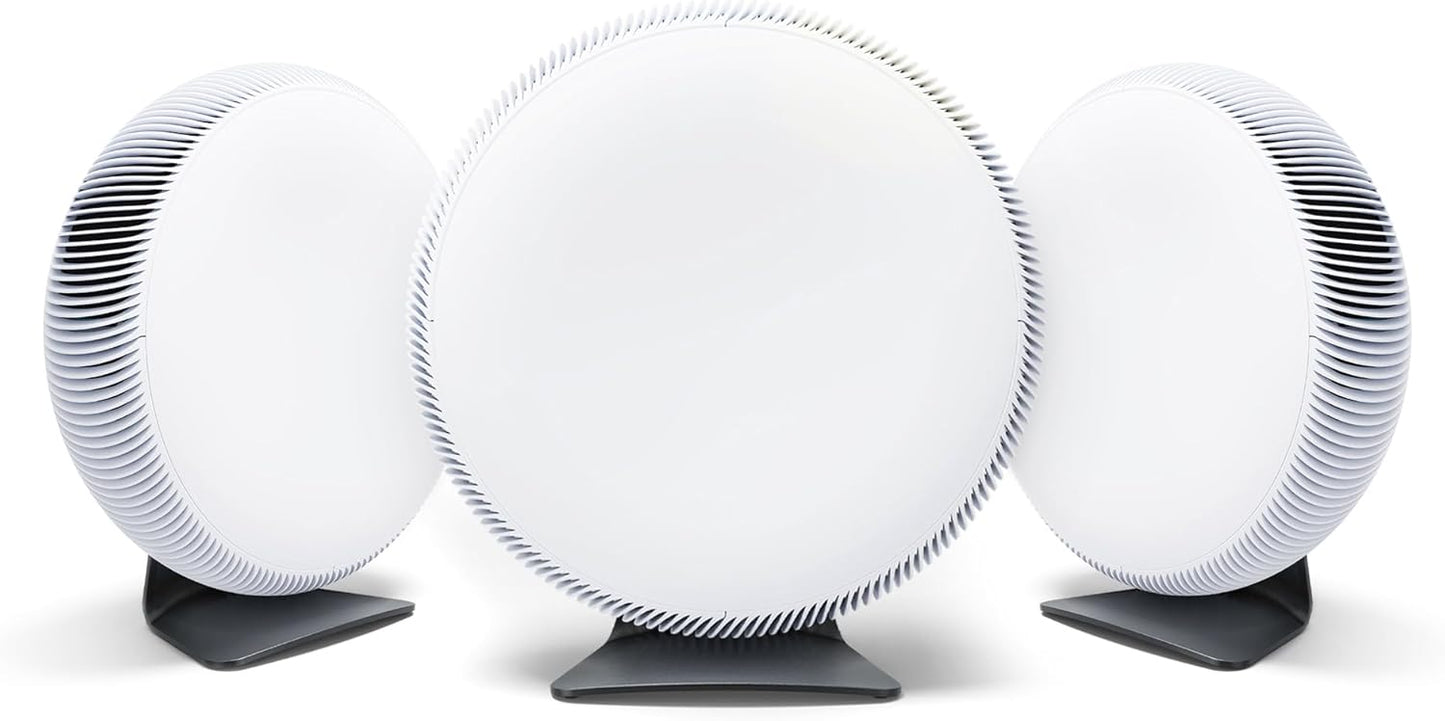 IQAir Atem X - 3Pack - Smart Air Purifier for Large Rooms up to 4950 sq. ft., WiFi App Control, HyperHEPA Filters Viruses, Bacteria, Allergies, Asthma, Mold, Pets, Dust, Odor; Made in Germany