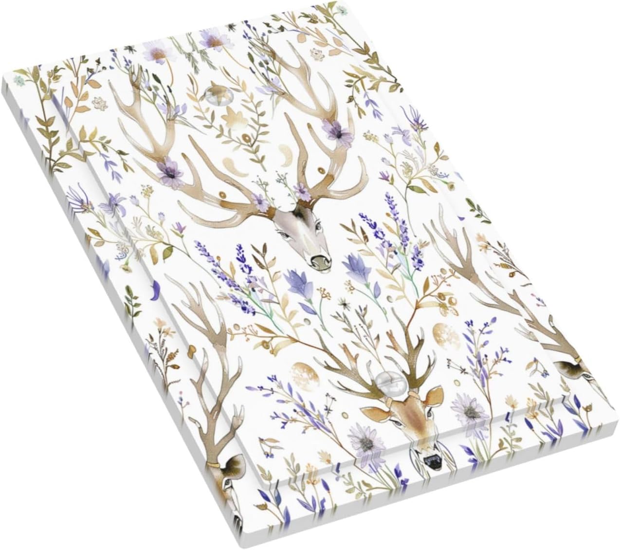 Light Switch Cover Plate Gothic Retro Floral Damask Elk Wild Flower 1 Gang No Device Blank Electrical Wall Plates Faceplate Decorative Switch Plate For Bed Room Living Room Decor