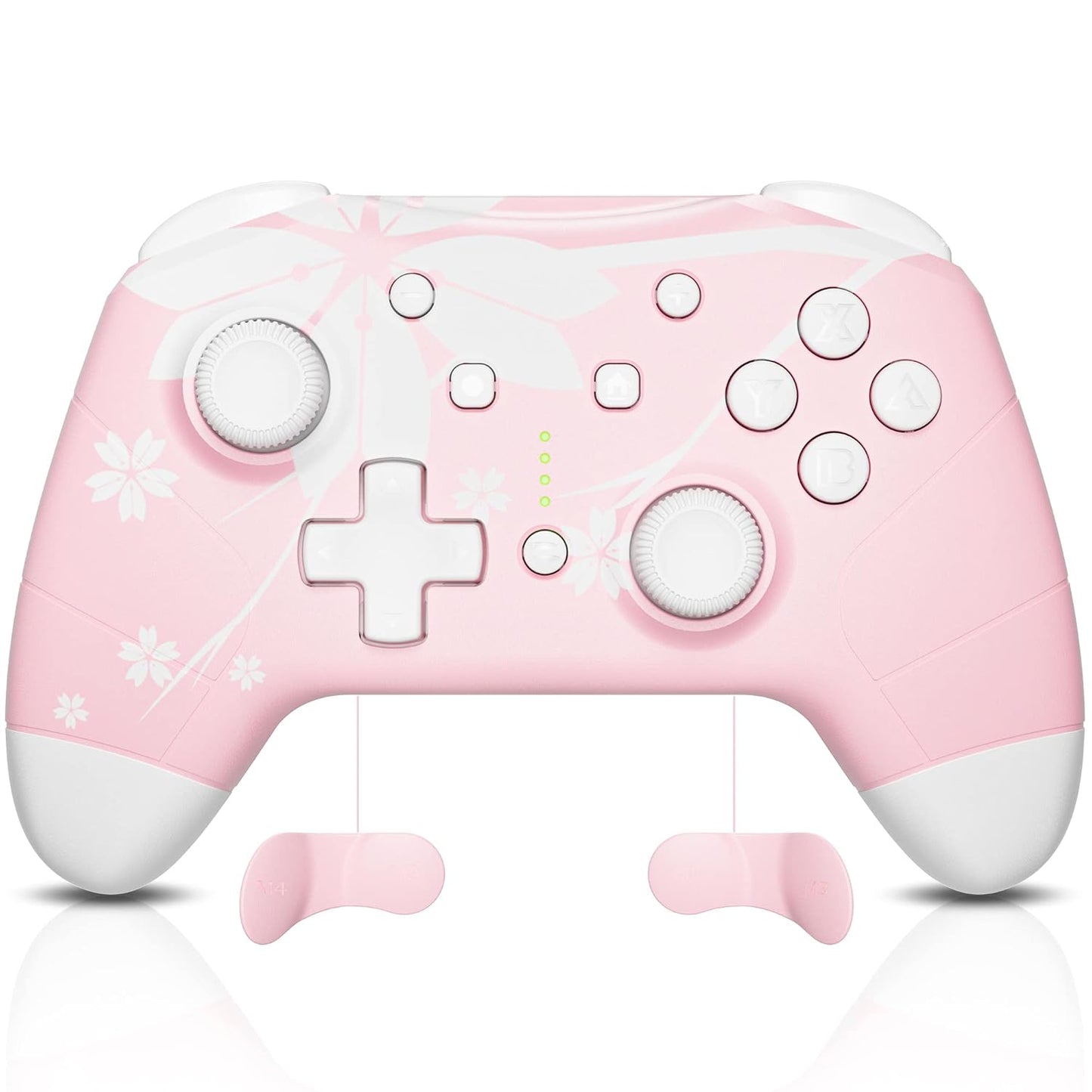 Mytrix Wireless Controller for Windows PC iOS Android Steam Deck, Bluetooth Controller with Programmable Buttons, Turbo & Vibration - Pink