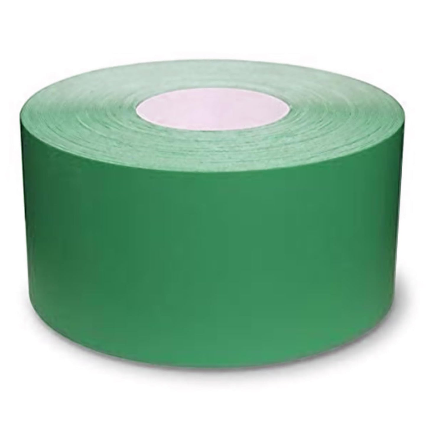 Mighty Line UltraLine Solid Floor Marking Tape for Safety, Caution, Warning, Heavy-Duty, Peel and Stick Adhesive, Beveled Edge Design, Industrial Quality, 4 Inch, 100' Roll, Green