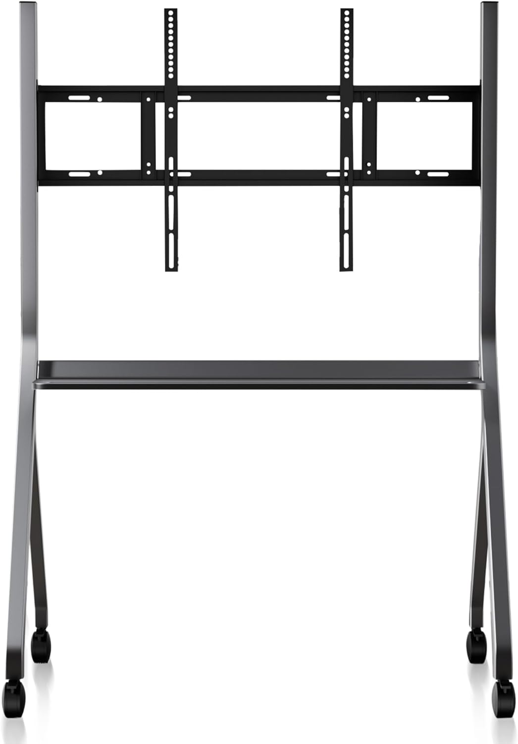 Smart Board Stand with Four Lockable Wheels for 55"-86 Electronic Whiteboard, Digital Whiteboard Stand for Home, Smart Board for Classroom and Office with Mobile Stand