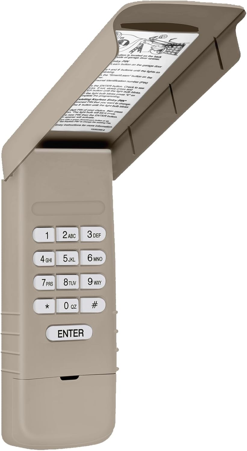 LiftMaster Chamberlain Craftsman Universal Wireless Garage Door Keypad, 878MAX 877LM, Security+2.0 MyQ【3-Year-Warranty】
