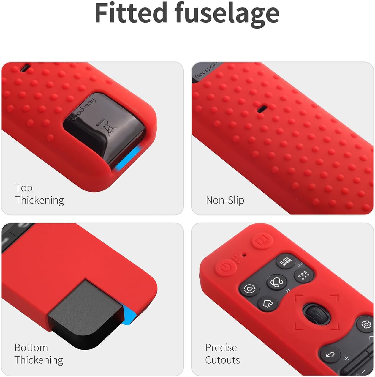 Silicone Case for LG MR25GA Remote Cover Compatible with 2025 LG OLED Smart TV C5 B5 G5 M5 Series Remote Protective Case Cover (red)