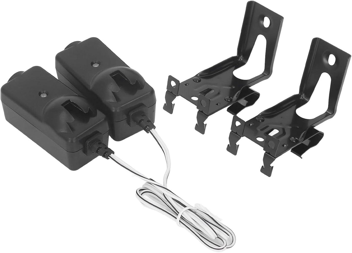 Garage Door Opener Safety Sensor Kit with Bracket, ABS Raynor Pilot Garage Door Safety Sensor for Liftmaster, Chamberlain, Sears, Raynor, Garage Door Opener
