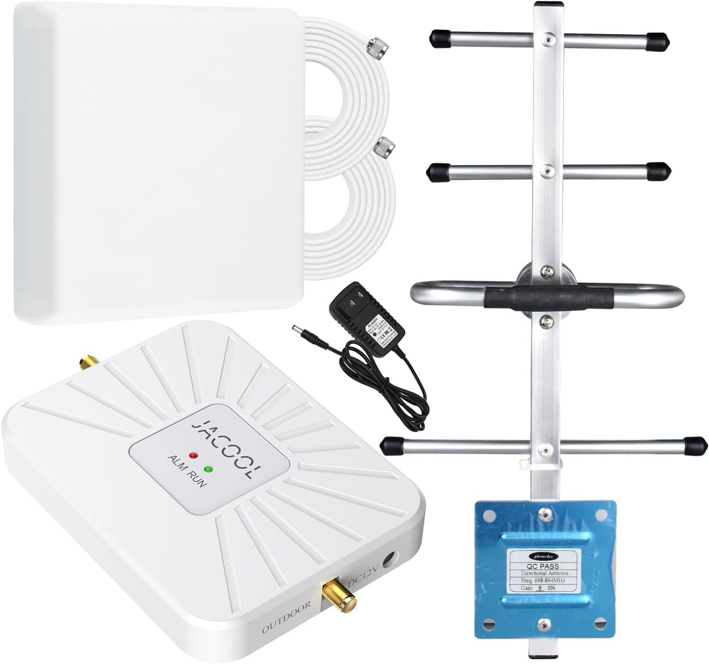 Verizon Cell Phone Signal Booster fro Home and Office | Boost 5G 4G LTE Data Band 13 for Verizon Carriers Up to 4000 Sq.ft | FCC Approved