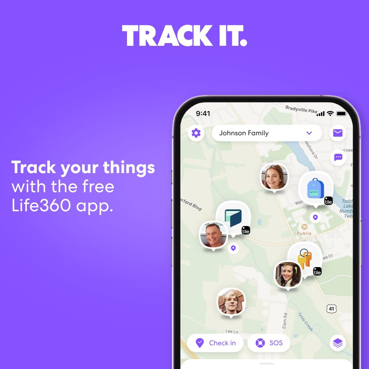 Tile by Life360 Slim - Wallet Finder, Bluetooth Tracker and Item Locator for Luggage Tags, Passports and More. Both iOS and Android Compatible. Phone Finder. 2-Pack (Black)