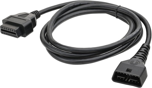 iKKEGOL Full 16 Pin OBD2 OBD II Male to Female Extension Cable Cord Diagnostic Tool Adapter for Auto Car Vehicle Truck 24V All OBD2 Port Plug Connector 24AWG (1M/3.3FT)