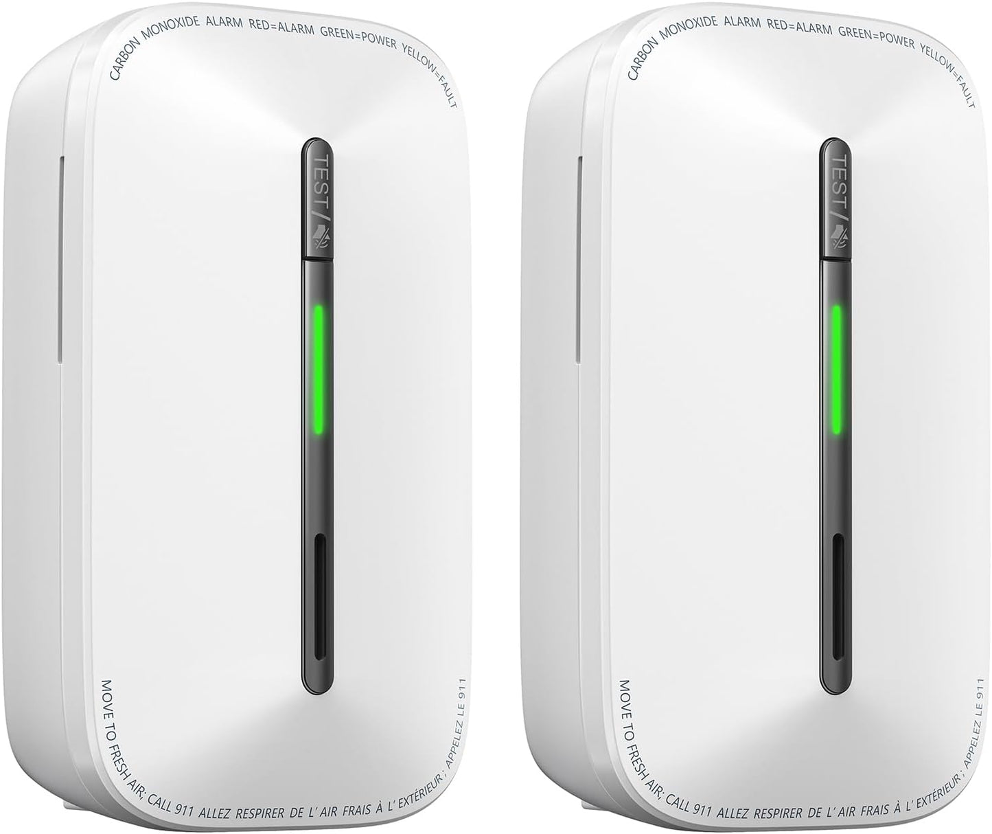 SITERWELL Plug in Carbon Monoxide Detector 10 Year Battery, CO Alarm Detector with Electrochemical Sensor and Sound Warning, AC Powered Portable Carbon Monoxide Detector for Home Office Travel,2-Pack