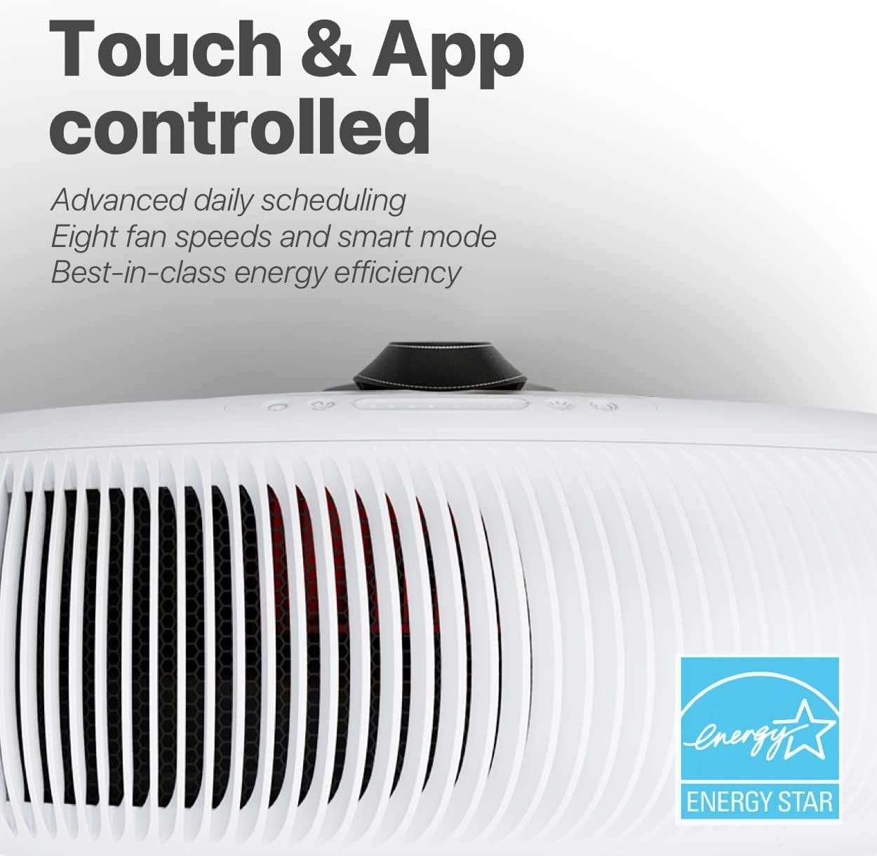 IQAir Atem X Smart Air Purifier for Large Rooms up to 1650 sq. ft., WiFi App Control, HyperHEPA Filters Wildfire Smoke, Viruses, Bacteria, Allergies, Asthma Triggers, Mold, Made in Germany