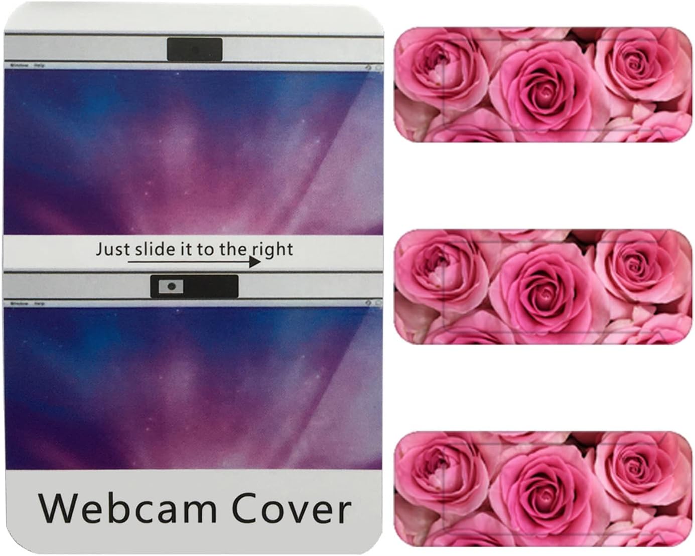 Laptop Camera Cover Slide,Protective Cover for Laptop, Desktop, PC,MacBook Pro, MacBook Air, iPad, iMac, Tablet,Protecting Privacy Security