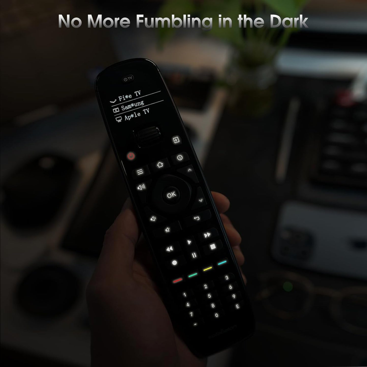 SofaBaton U2 Universal Remote with Backlit Button, All in One Universal Remote Control with App Control, Custom Macros, Compatible with Smart TVs,Sound Bar and DVD/Blu-ray Players, and More