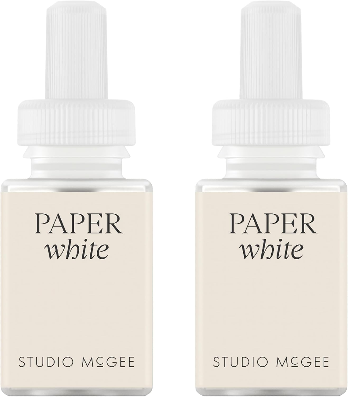 Pura x Studio McGee Home Scent Refill - Smart Air Diffuser - Up to 120-Hours of Luxury Fragrance per Refill - Home Essential - Clean & Safe Diffuser Fragrance - 2 Pack, Paper White