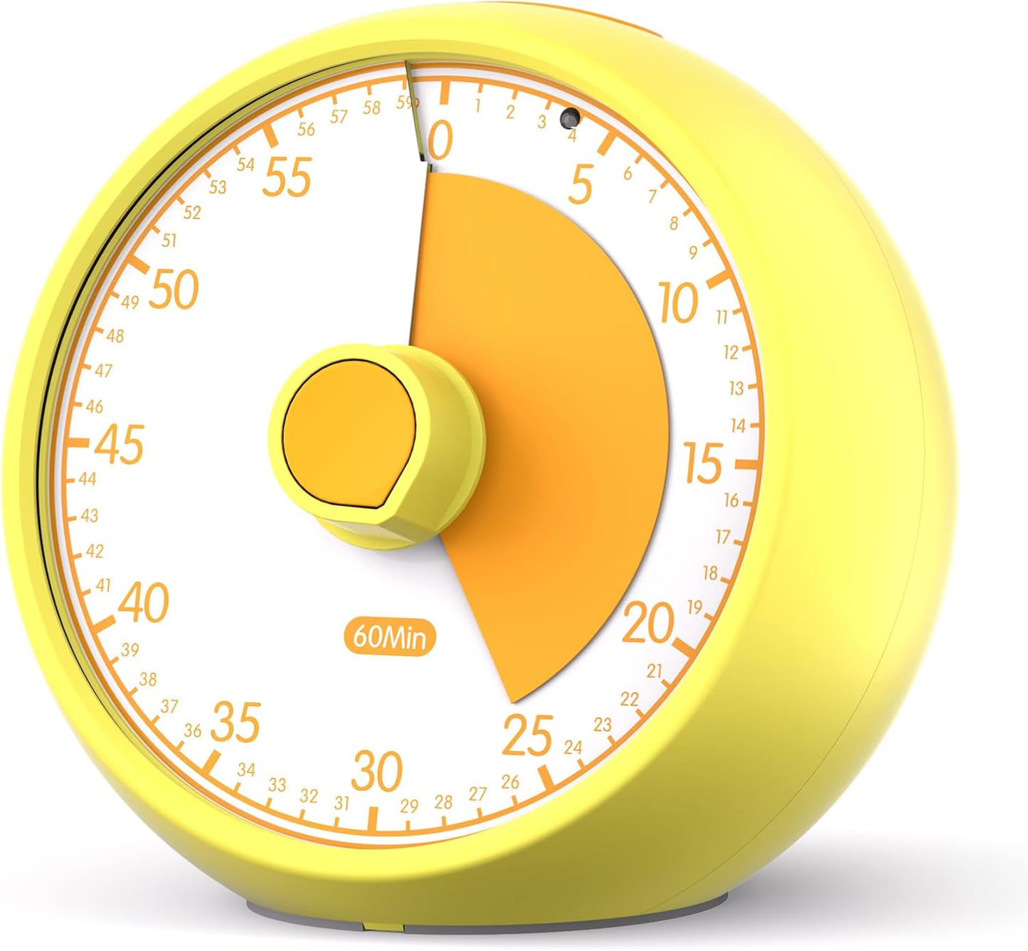 Visual Timer 60-Minute - Silent Analog Countdown Time Timer with Optional Alarm, Focus Tool for ADHD & Autism, Time Management for Homework, Chores, Office, Kitchen, Teaching & Study Routines