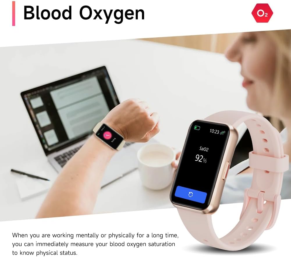 Fitness Trackers,Smart Band 24/7 Health Monitoring,Blood Oxygen Heart Rate Sleep Monitor,Calorie Pedometer Steps Counter Activity watchs/Notifications for iOS/Android