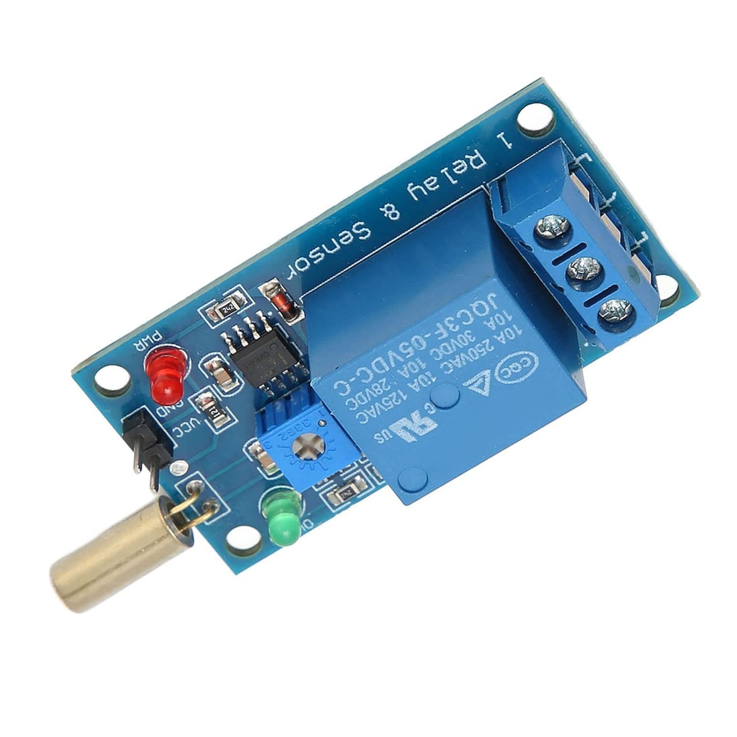 Tilt Angle Sensor, Tilt Sensor Module, DC 5V Tilt Sensor Module 45 90 Degree Angle Relay Alarm Board, Tilt, Electroniccomponents