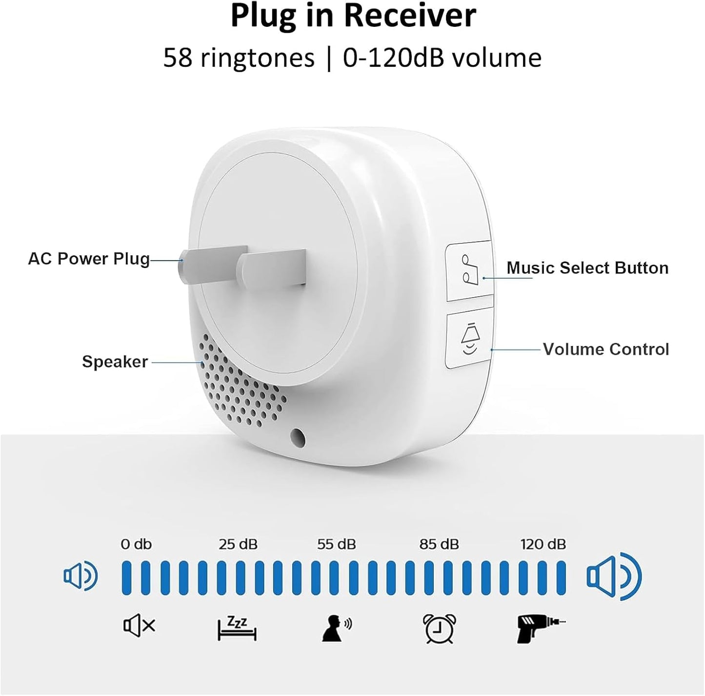 Caregiver Pager, METAK Wireless Call Button for Elderly/Senior at Home, 2 Receivers + 2 SOS Buttons, Emergency Panic Call Bell, Medical Life Alert Necklace System for Patients, Disabled, Nurses