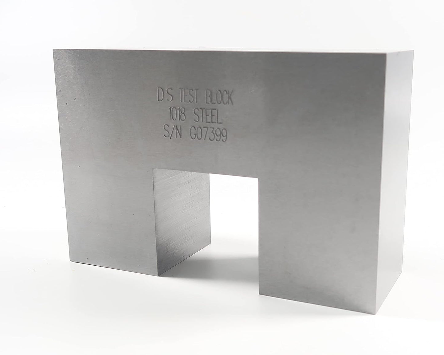 AWS-DS Sensitivity Distance Calibration Block UT Block 1018 Steel with Certificate