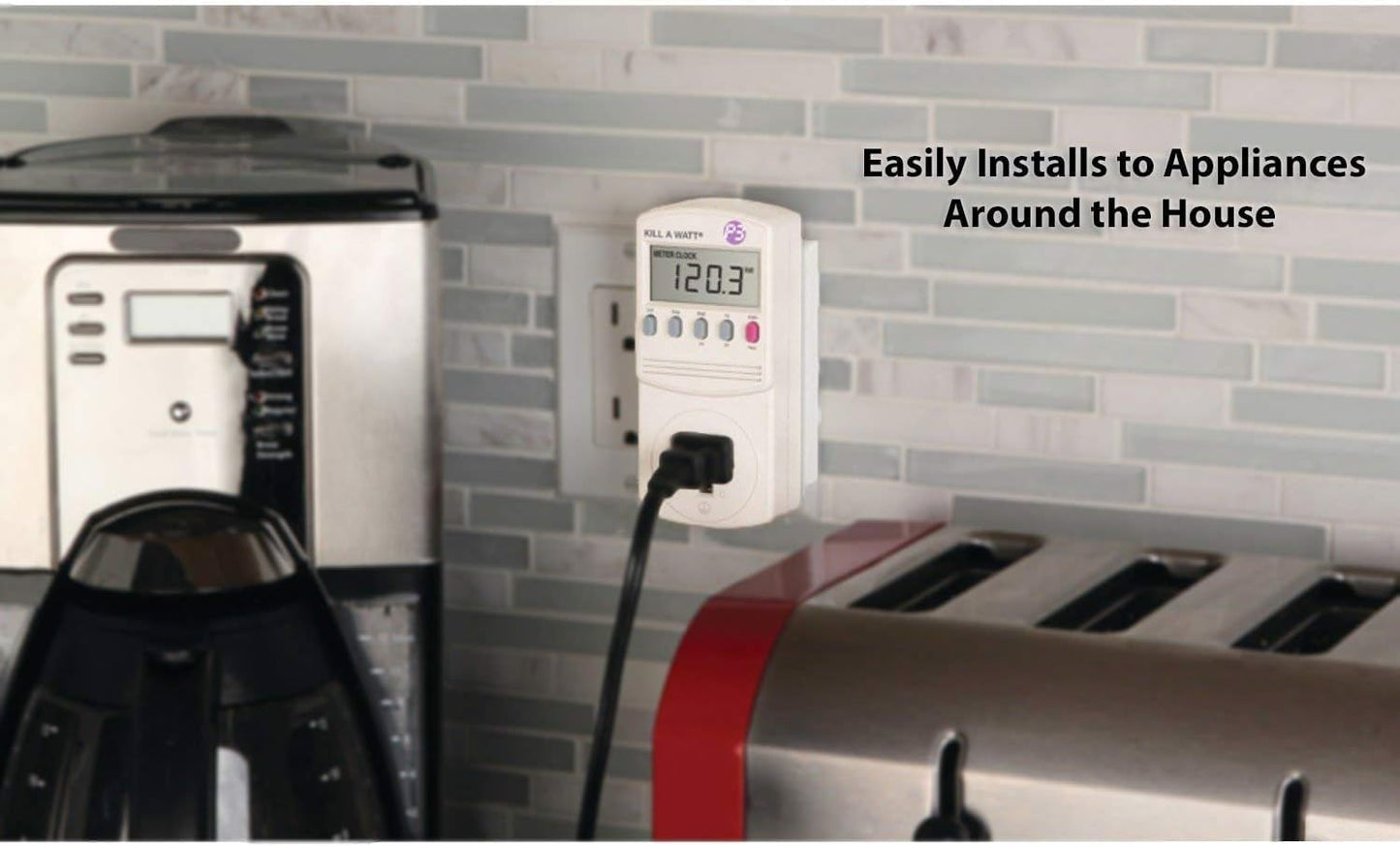 2-Pack P3 P4400 Kill A Watt Electricity Usage Monitor (2-Pack)