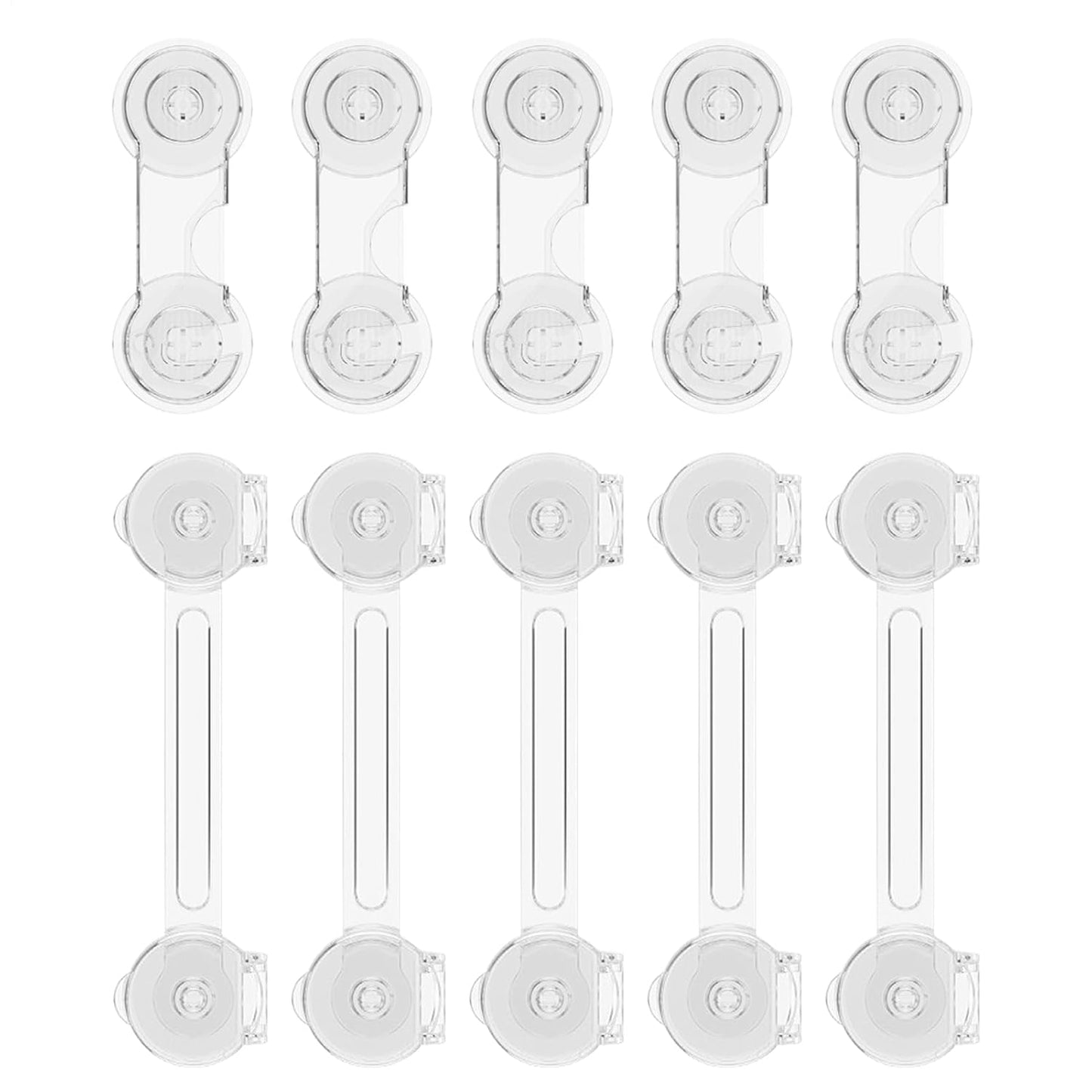 Child Proof Cabinet Latches - Child Proof Cabinet Safe With Safety Lock,Home Security No Drill For Small | For Kitchen Cabinet Drawer And Appliance