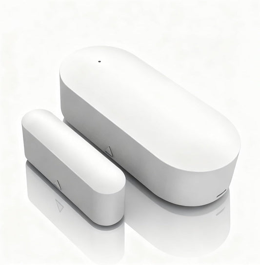 Smart WiFi Door and Window Sensor – Wireless Magnetic Contact Sensor with Real-Time App Alerts, Compatible with Alexa, Google Home, IFTTT – Home Security & Automation Door Window Monitor