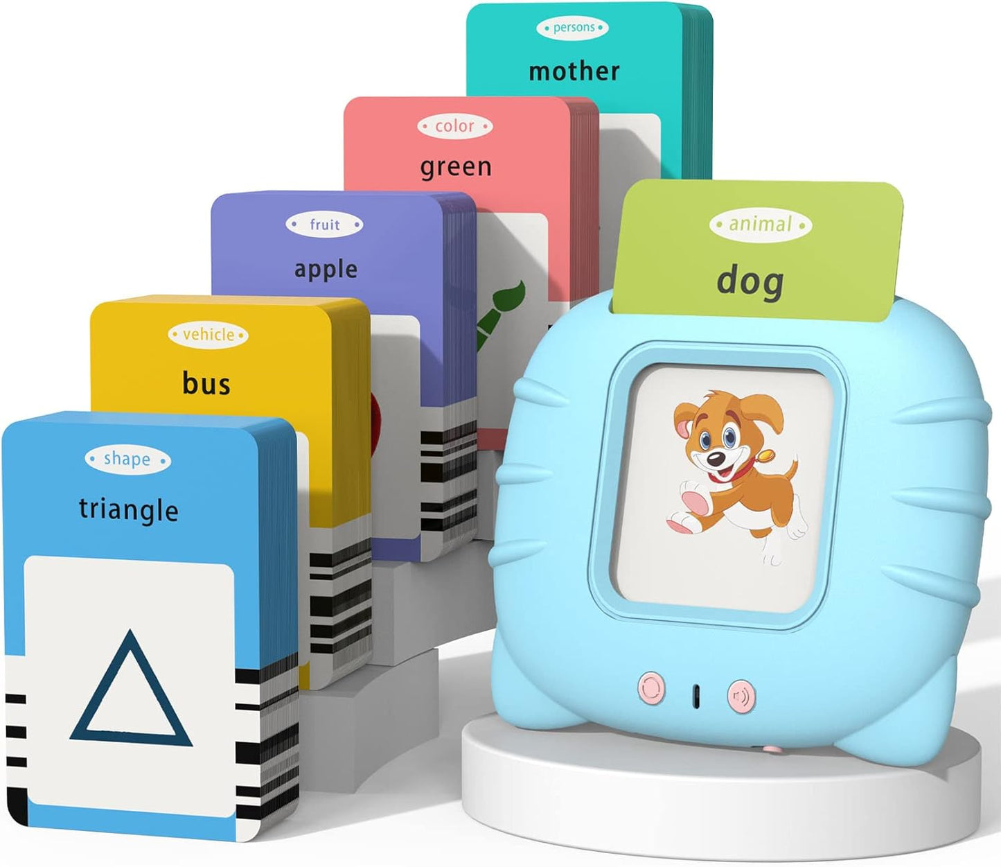 Toddler Learning Toys for 2 3 4 5 Year Old Boys and Girls, Autism Sensory Toys for Autistic Children, Speech Therapy Toys, 112 Cards - 224 Sight Words Talking Flash Cards