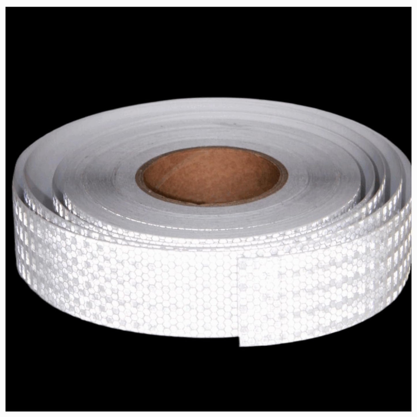 White Reflective Tape Outdoor Waterproof 2 inch Wide, High Visibility Warning Industrial Marking Tape,Safety Stickers (168 feet)