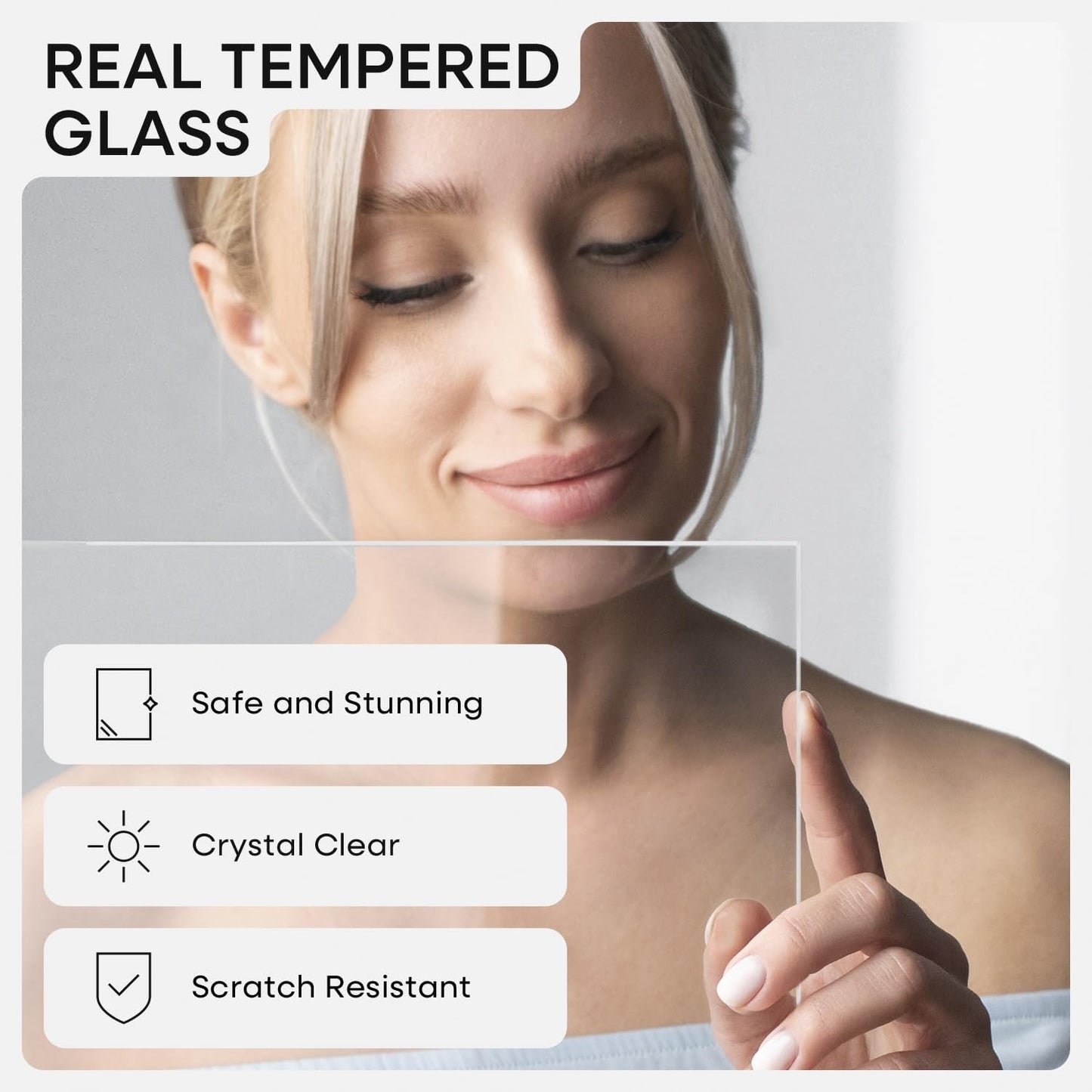 Homeforia Silver 8x12 Picture Frame, High End Metal 8 x 12 Poster Frames with Mat 6 by 8 for Photo, 12x8 Frame Matted to 6x8 inch Art, 8by12 Wall or Tabletop Frames, Tempered Glass, Wall Kit, Set of 1
