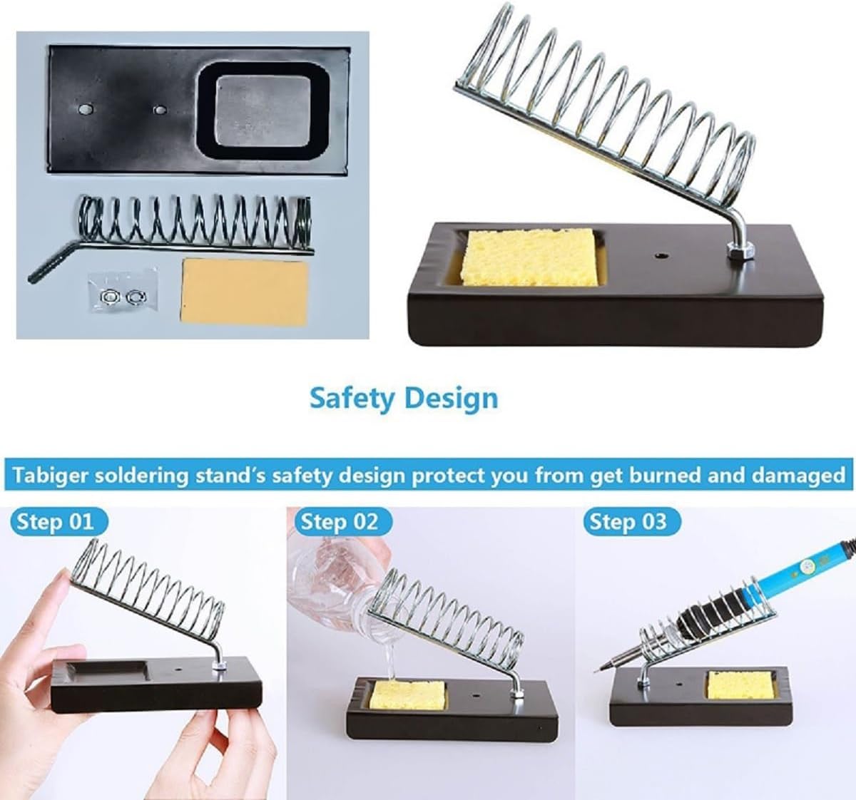 Soldering Iron Kit, Digital Multimeter Kit, Multi Tester, Voltage Tester, Measures AC/DC Voltage, Current, Resistance/Continuity/Diode/Triode. Electric Soldering Iron, Adjustable Temperature