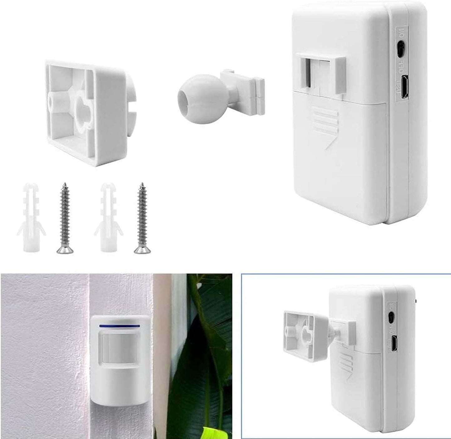 Motion Detector Sensor, SiegenPro Driveway Alarm Wireless, Home Security Business Motion Sensor Alarm Indoor Outdoor Weatherproof