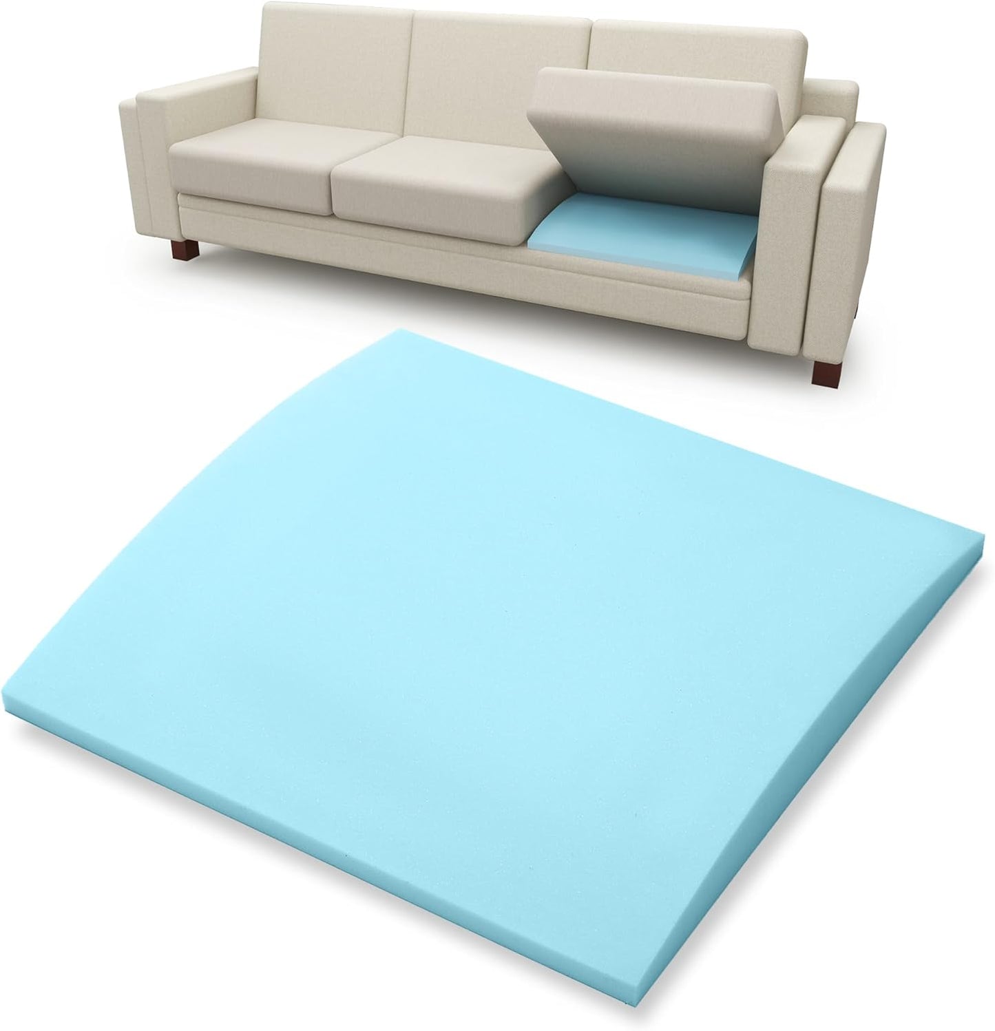 Tromlycs Sofa Couch Cushion Support for Sagging Cushions Seat Insert Under Boards Large Furniture Saver 24 x 24 in