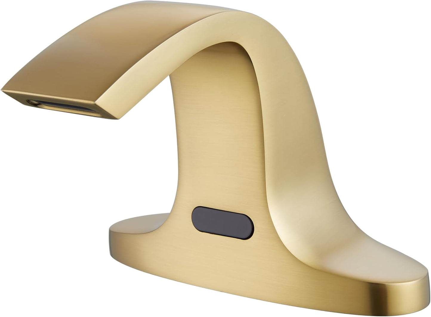 Touchless Bathroom Sink Faucet, Automatic Sensor Faucet for 3 Hole,Touchless Faucet for Bathroom Sink,Gold Smart Faucet